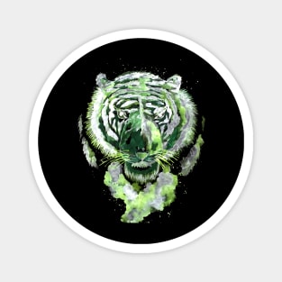 Green Tiger Spirit Magnet